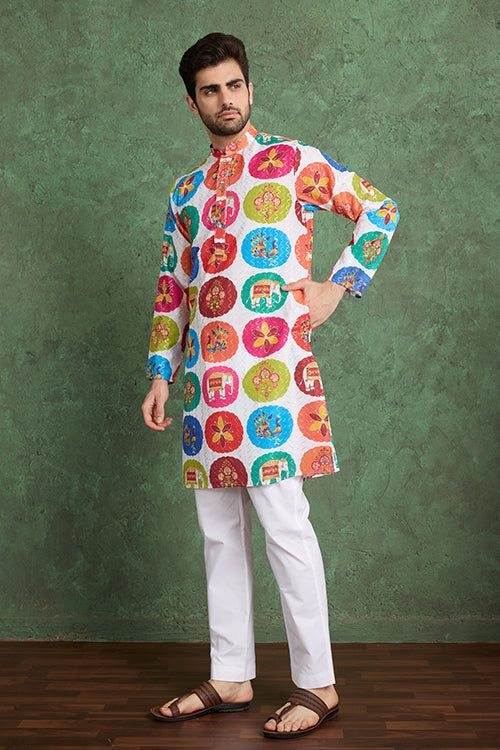 Multi Color Function Speical Mens Kurta Clothes