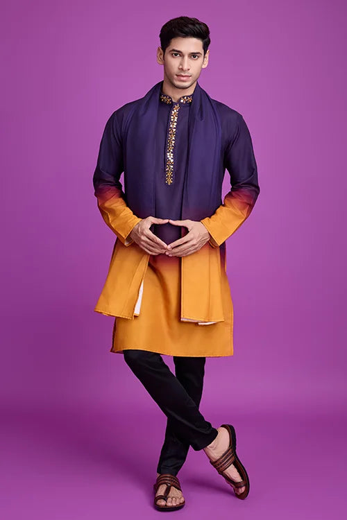 Navratri Special Kurta Dupatta Set With Mirror Work