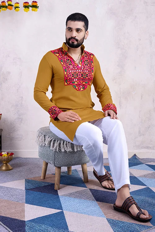 Celebrate Navratri Men's Garba New Look Kurta Style