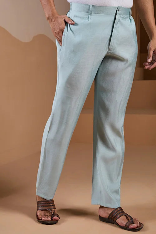 Unique Pista Color Koti Kurta Set for Men’s Style