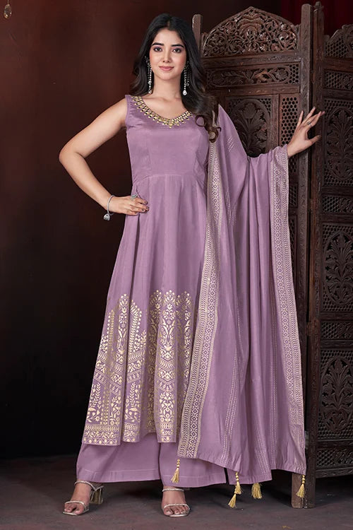 Lavender Wedding Special Salwar Suit Collection