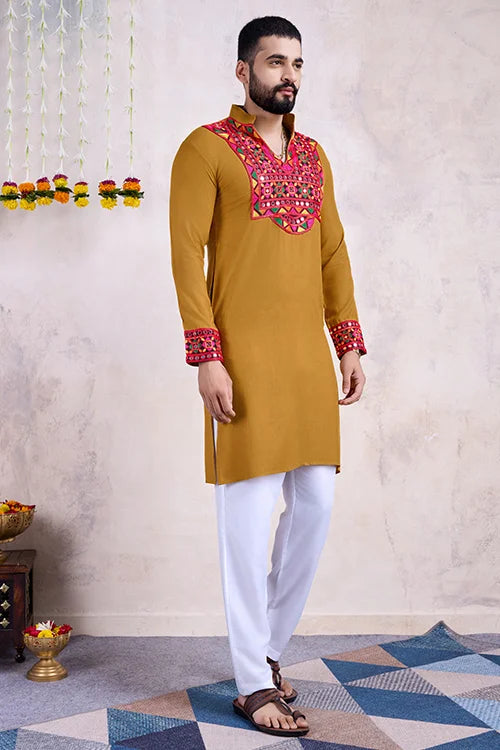 Celebrate Navratri Men's Garba New Look Kurta Style