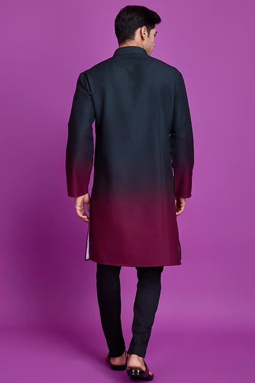 Traditional Kurta Dupatta Set Hand Mirror Work Perfection