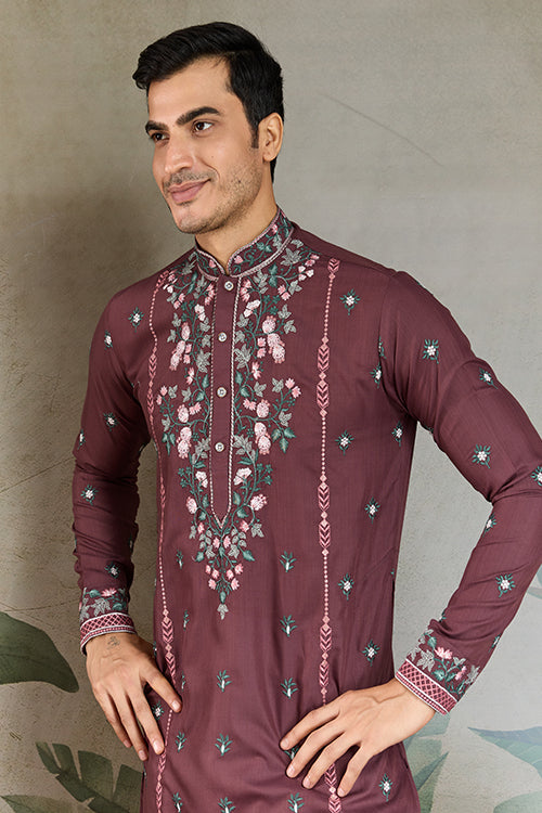 Shop Best Pastel Chocolate Kurta For Wedding & Festive Function