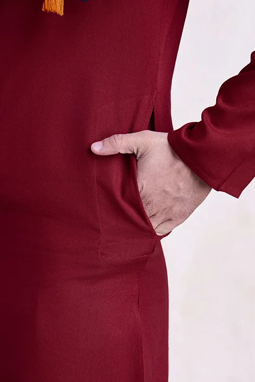 Maroon Color Navratri Special For Mens Wear Collection