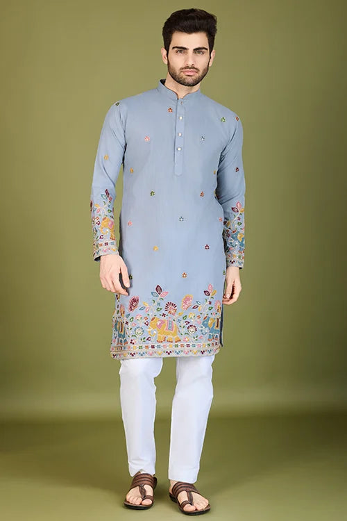 Wedding Special Kurta Premium Embroidered Design