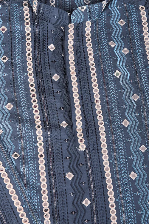 Exclusive Full Heavy Embroidered Wedding Special Mens Kurta