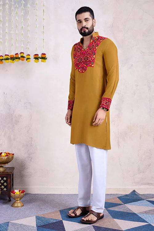 Celebrate Navratri Men's Garba New Look Kurta Style