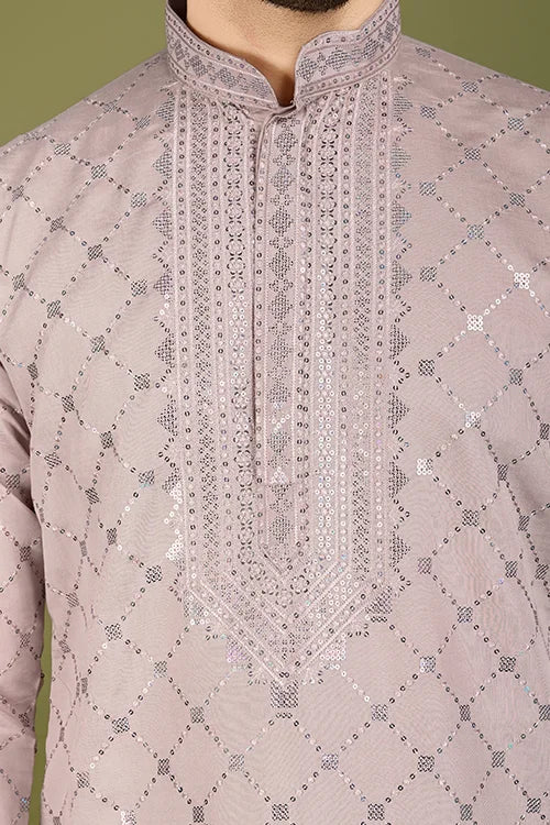 Designer Ivery Viscose Silk Kurta – Shubh Kala Store