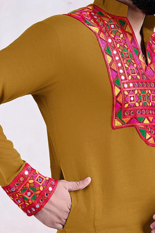 Celebrate Navratri Men's Garba New Look Kurta Style