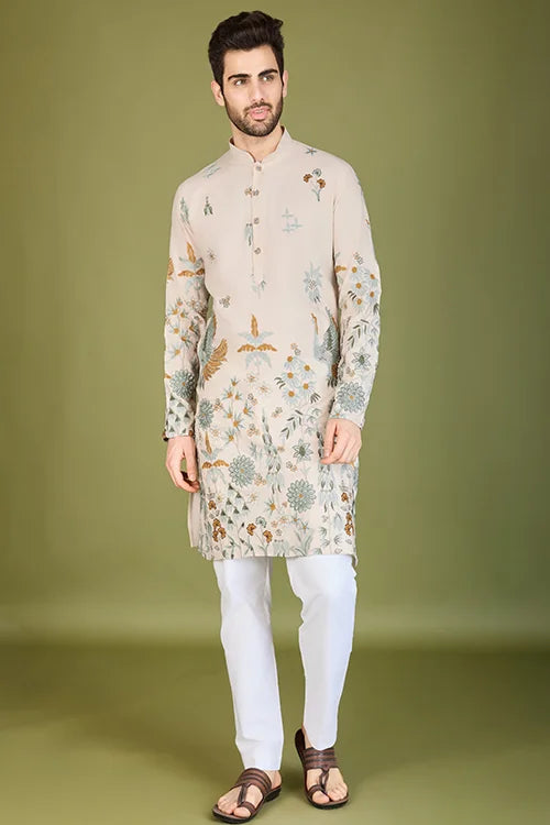Viscose Rayon Designer Men's Kurta Online