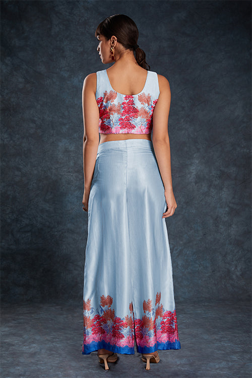 Readymade Printed Designer Sky Blue Co-Ords Collection
