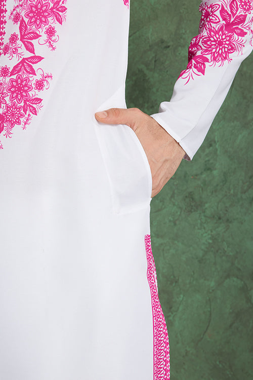 Digital Printed Ready To Wear Kurta And Pajama For Men