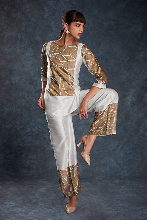 Exclusive White Designer Beautiful Co-Ords Set Collection
