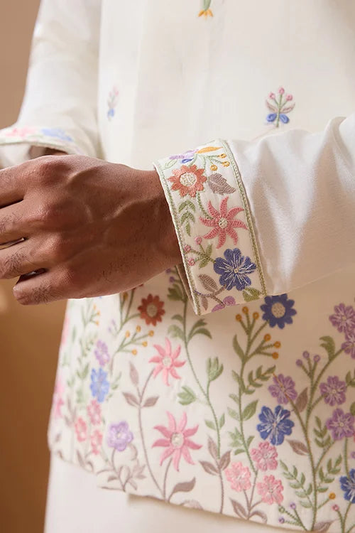 Traditional Mens Wear Kurta Koti Pant Outfit for Weddings