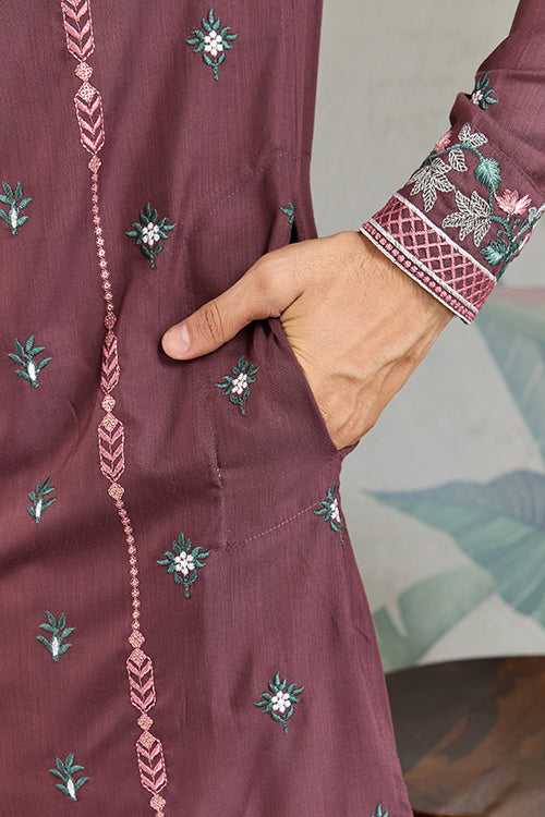 Shop Best Pastel Chocolate Kurta For Wedding & Festive Function