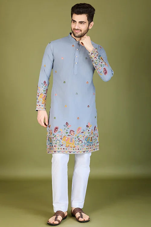 Wedding Special Kurta Premium Embroidered Design