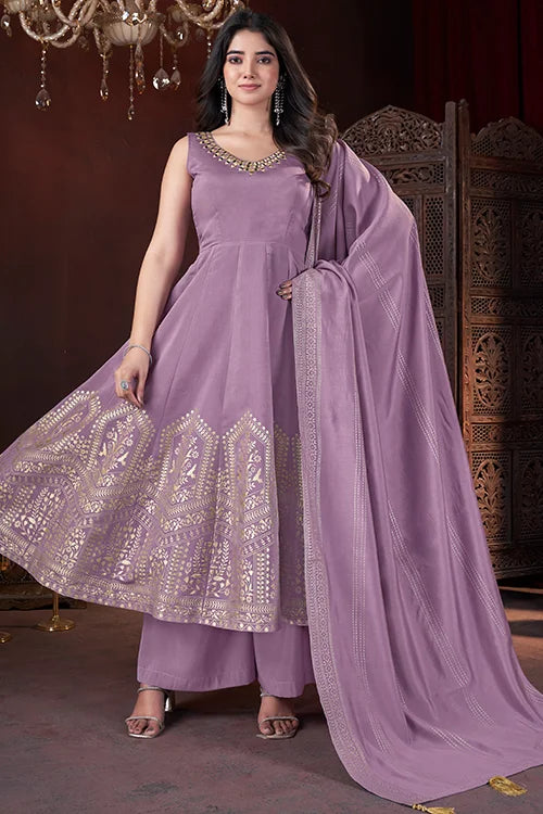 Lavender Wedding Special Salwar Suit Collection