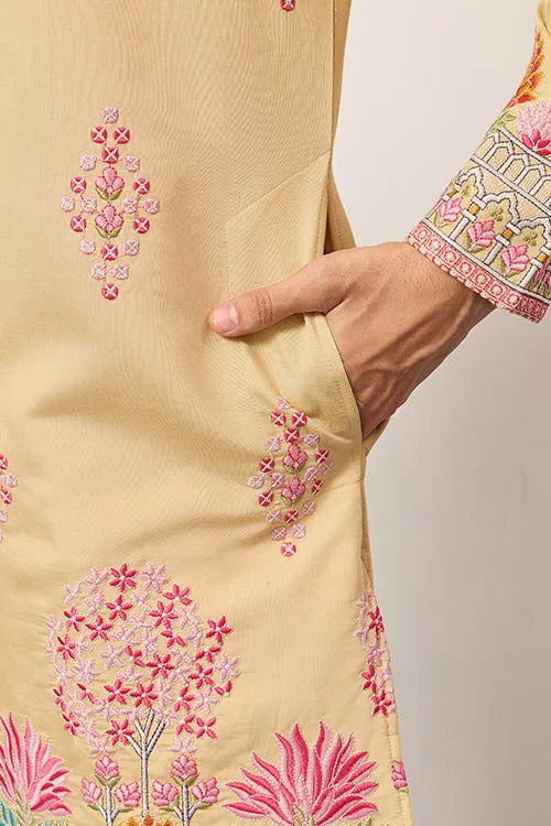Groom Yellow Kurta For Haldi Ceremony Special For Mens