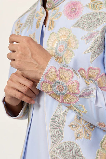 Luxury Carnival Function Special Mens Wear Koti Kurta Set