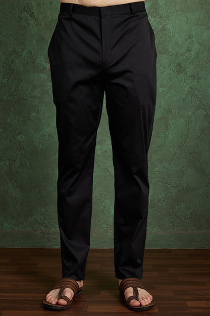 Classy Black Comfortable Kurta Clothes For Men