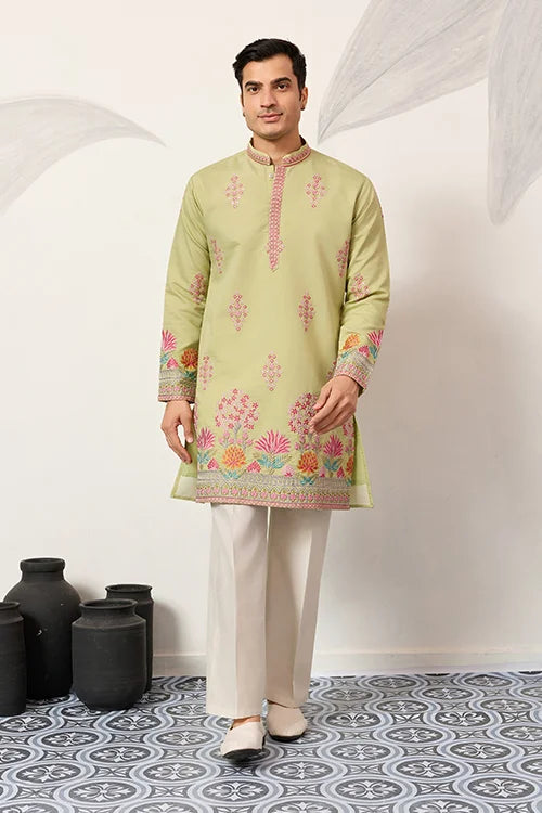 Latest Wedding Pista Kurta Design For Mens Wear