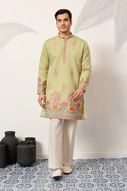 Latest Wedding Pista Kurta Design For Mens Wear