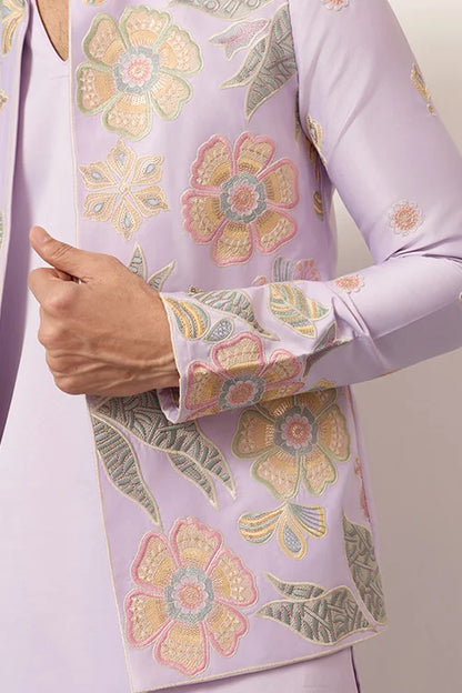 Mens Wear Designer Luxury Koti Kurta Set For Carnival Season