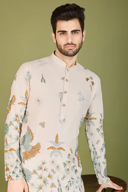 Viscose Rayon Designer Men's Kurta Online