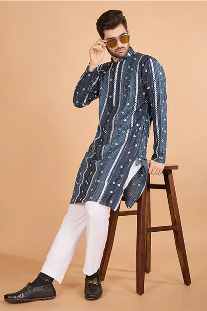Exclusive Full Heavy Embroidered Wedding Special Mens Kurta