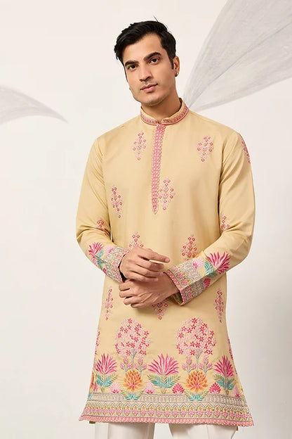 Groom Yellow Kurta For Haldi Ceremony Special For Mens
