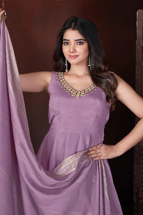 Lavender Wedding Special Salwar Suit Collection