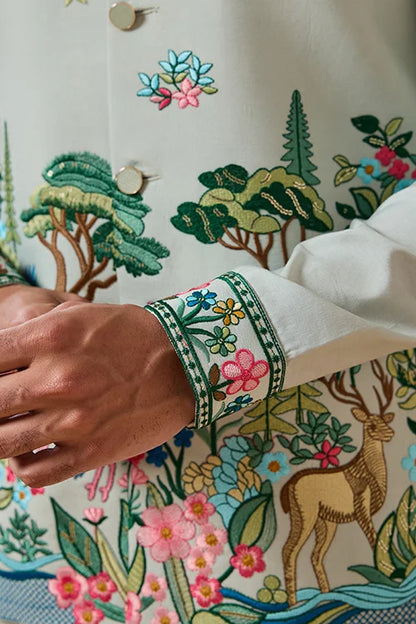 Trendy Royal Pista Ethnic Wear Koti Kurta Set for Men