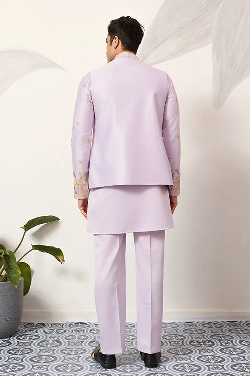 Mens Wear Designer Luxury Koti Kurta Set For Carnival Season