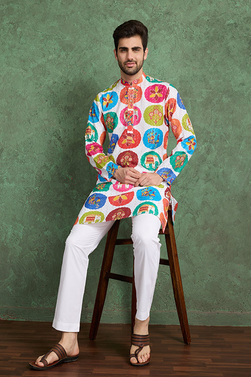 Multi Color Function Speical Mens Kurta Clothes