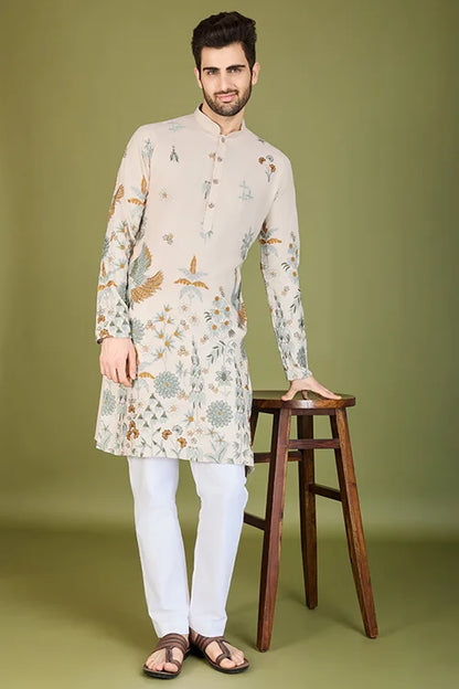Viscose Rayon Designer Men's Kurta Online