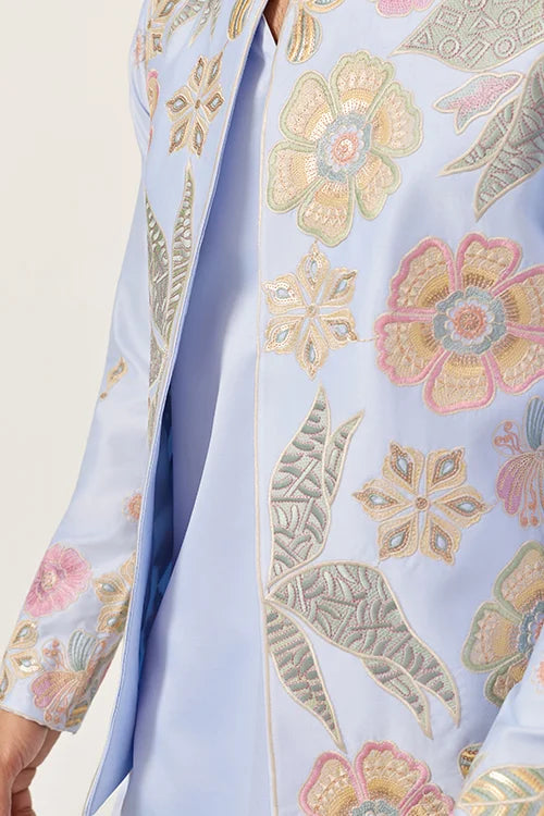 Luxury Carnival Function Special Mens Wear Koti Kurta Set