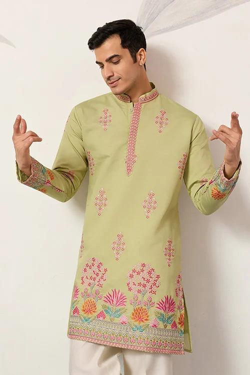 Latest Wedding Pista Kurta Design For Mens Wear