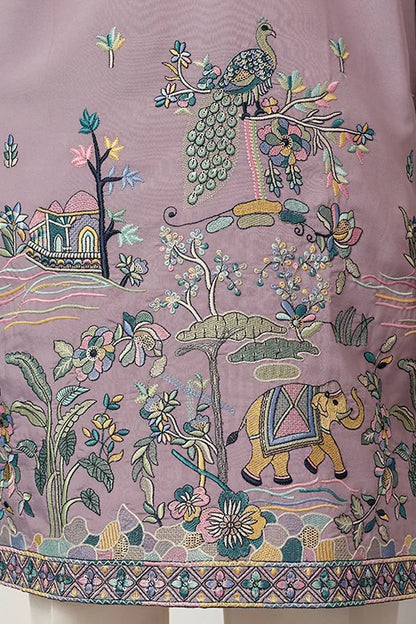 Traditional Purple Wedding Kurta for Mens Wear