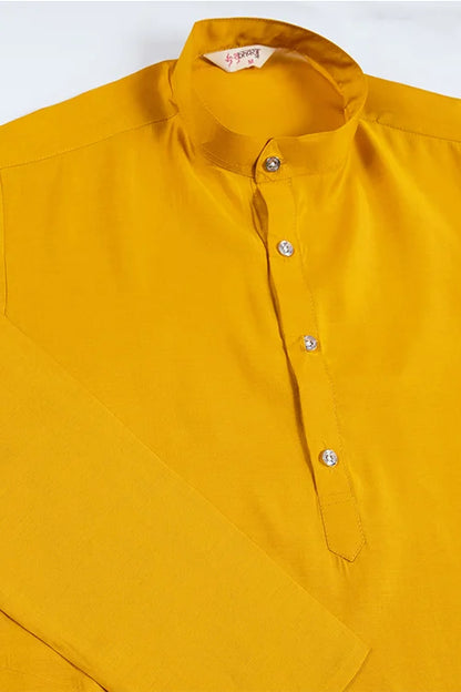 Indian Ethnic Wear Designer Yellow Kurta Koti Jacket