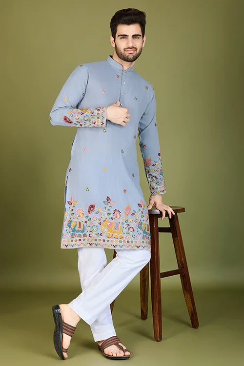 Wedding Special Kurta Premium Embroidered Design