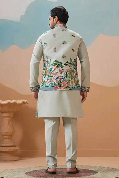 Trendy Royal Pista Ethnic Wear Koti Kurta Set for Men