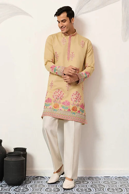 Groom Yellow Kurta For Haldi Ceremony Special For Mens