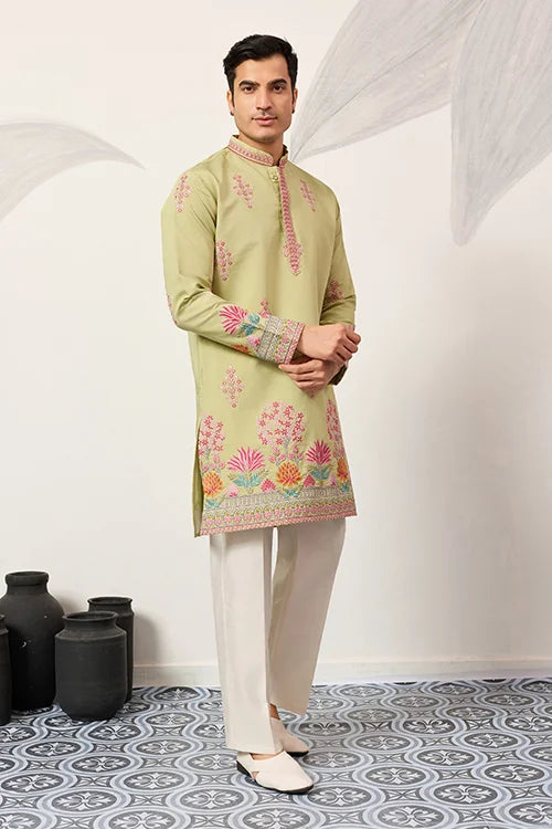 Latest Wedding Pista Kurta Design For Mens Wear