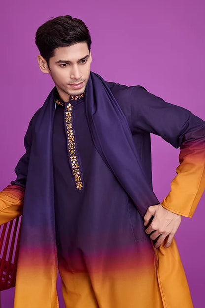 Navratri Special Kurta Dupatta Set With Mirror Work