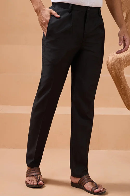 Premium Black Color Special Koti Kurta Set for Mens Wear