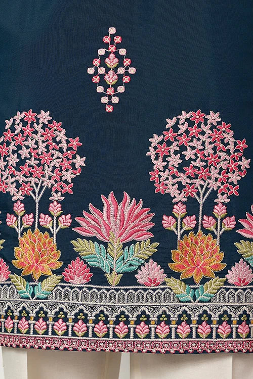 Indian Wedding Style Exclusive Teal Blue Kurta For Mens