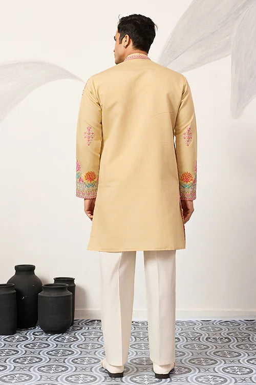 Groom Yellow Kurta For Haldi Ceremony Special For Mens