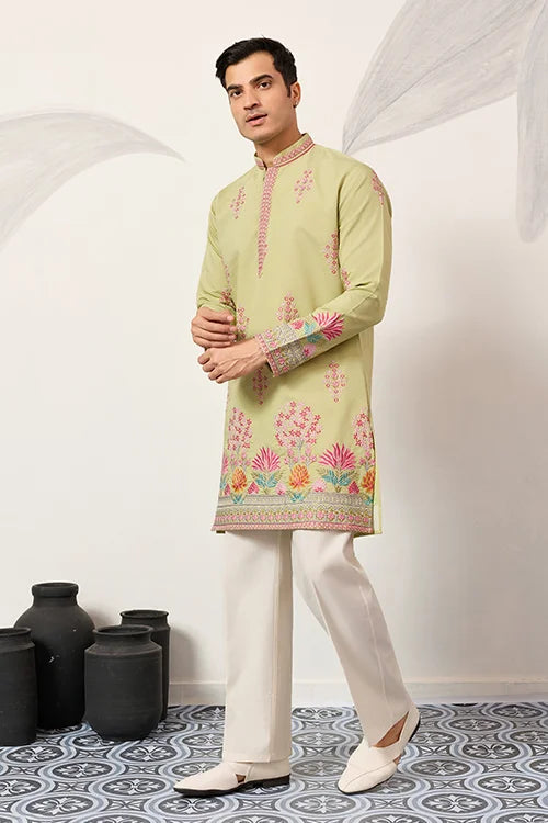 Latest Wedding Pista Kurta Design For Mens Wear