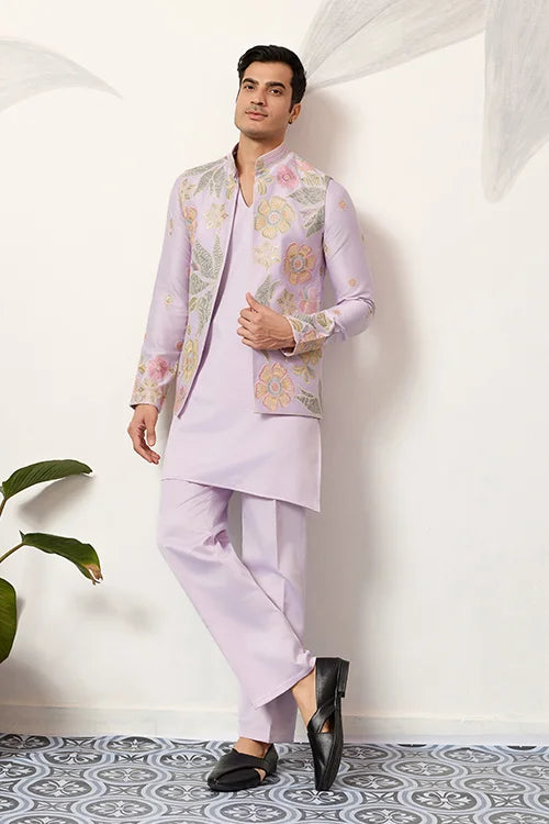 Mens Wear Designer Luxury Koti Kurta Set For Carnival Season